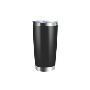 Beschichteter Edelstahl-Trinkbecher, Schwarz