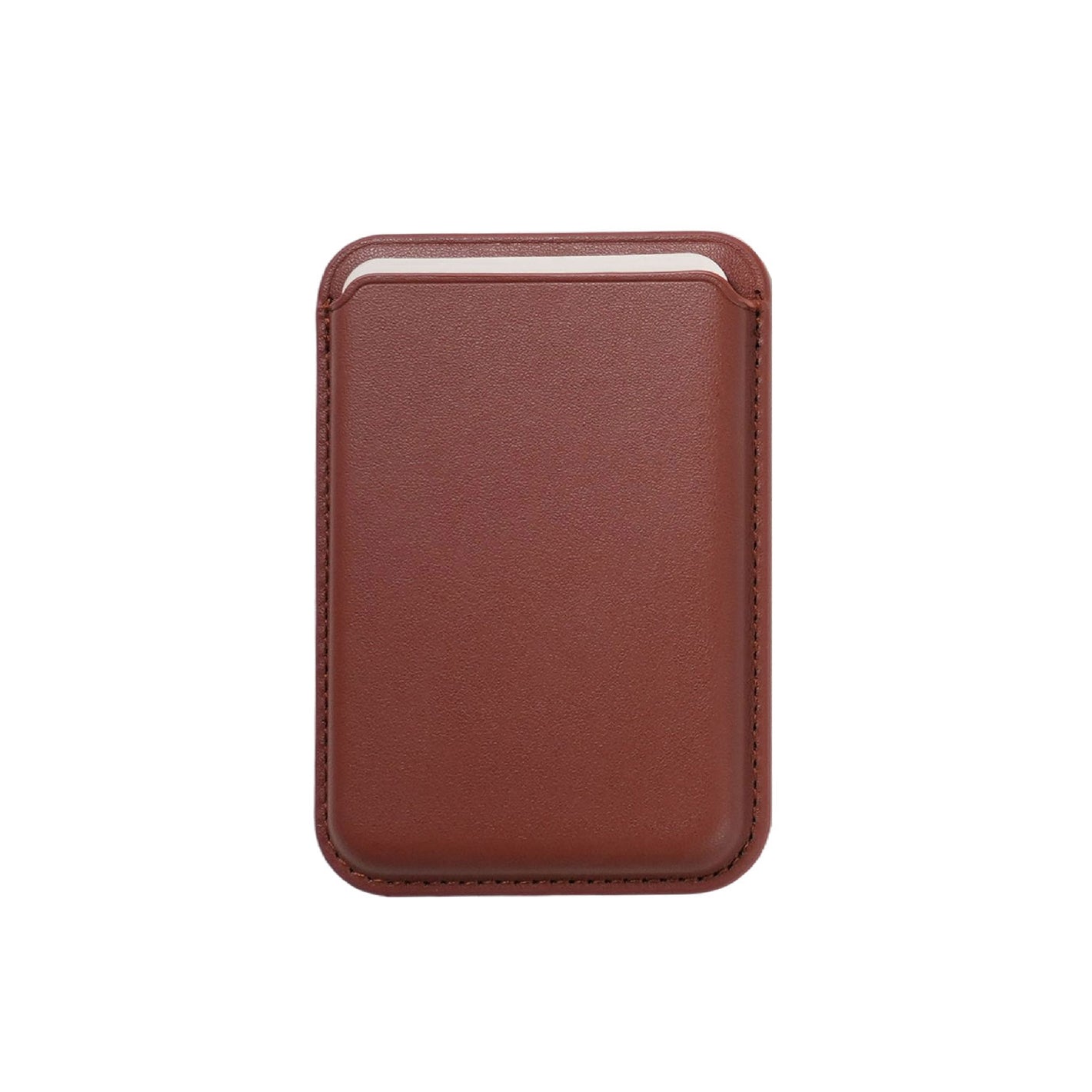Magnetisches Leder-Kartenhalter für iPhone in drei Farben