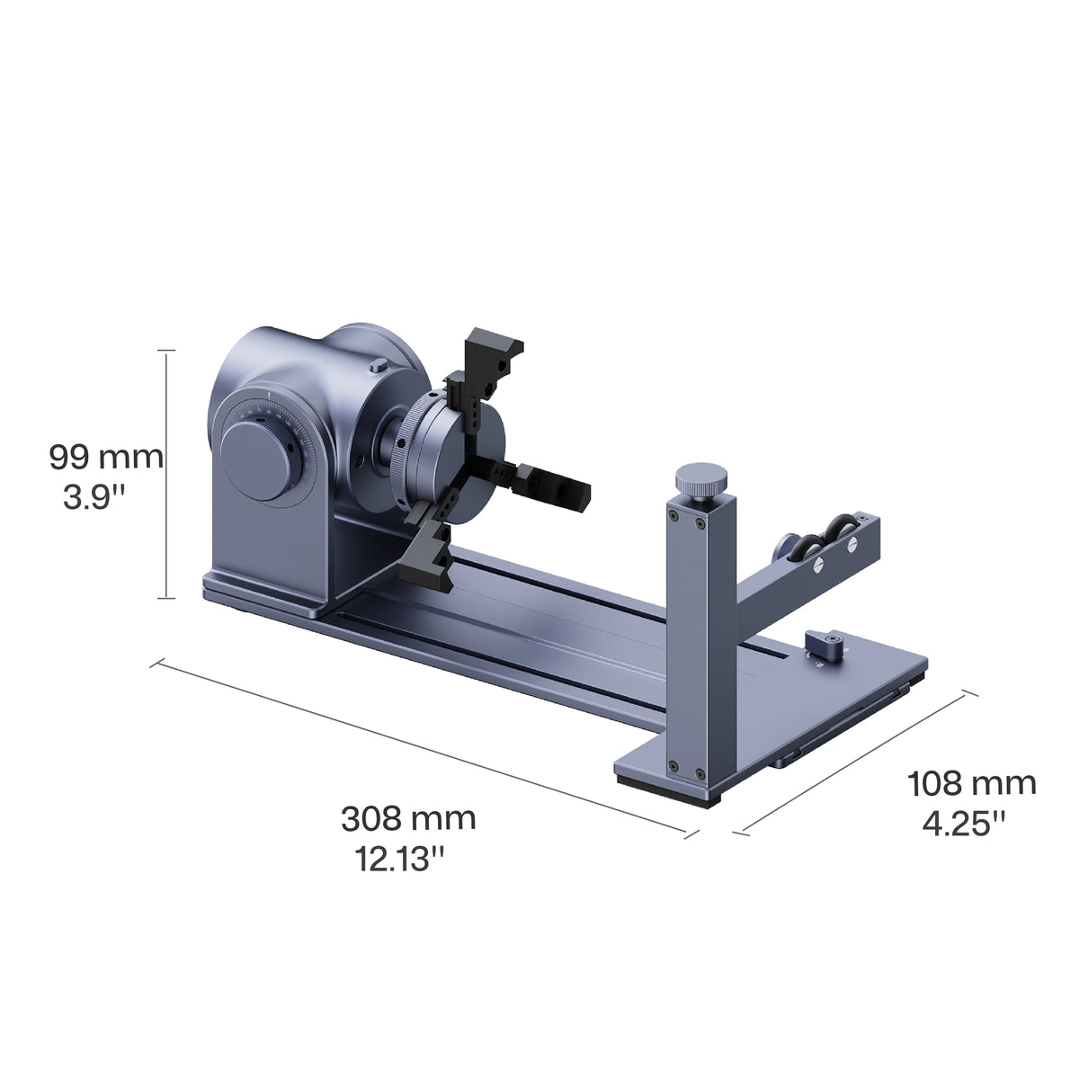 LaserPecker accessorie Rotary Extension Abmessungen
