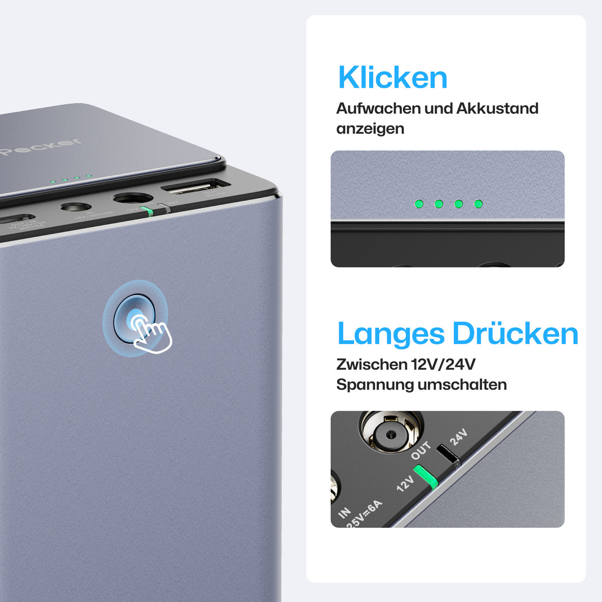 LaserPecker PowerPack Plus Bedienungsanweisung.
