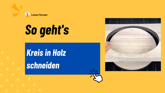 Wie man einen Kreis in Holz schneidet
