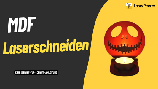 MDF Laserschneiden:  MDF-Kerzenhalter selber machen
