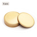Blank Brass Coins (5 pcs / 10 pcs)