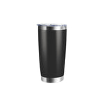 Beschichteter Edelstahl-Trinkbecher, Schwarz