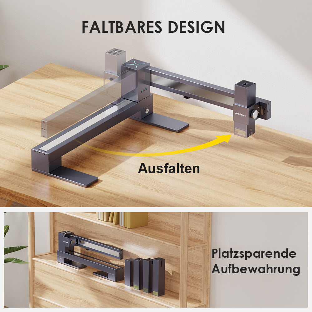 LaserPecker LX1 mit faltbarem Design