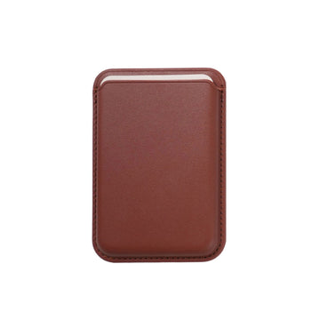 Magnetisches Leder-Kartenhalter für iPhone in drei Farben