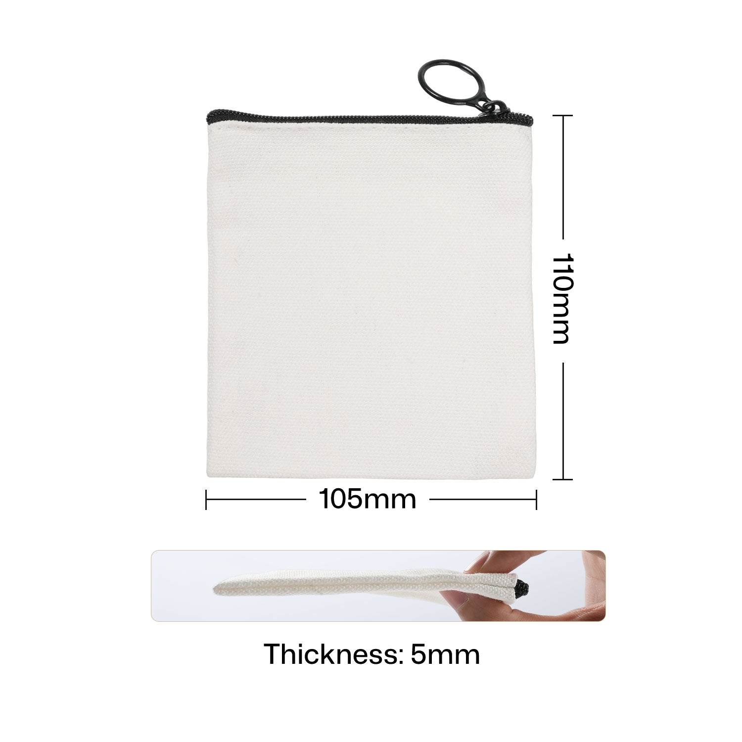 Abmessungen: 110 x 105 x 5 mm