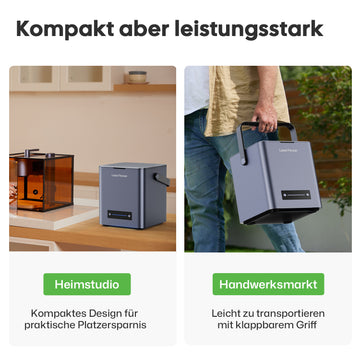 LaserPecker Luftreiniger Portables Design