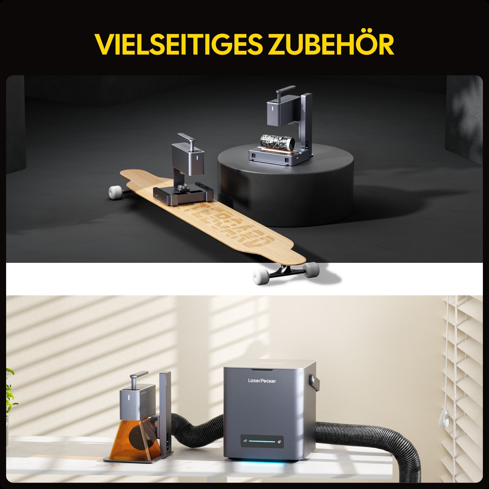 Vielseitiges Zubehör für LaserPecker LP2