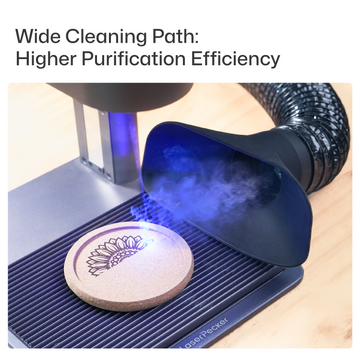 LaserPecker dust extraction accessory set 