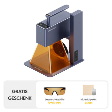 LP2 und Gratis Geschenk enthält eine Laserschutzbrille und ein Materialpaket.