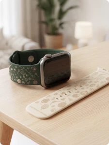 TPU-Uhrenarmband mit gravierten Mustern