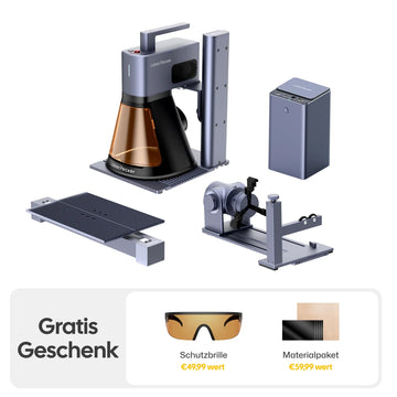 LaserPecker LP2 Plus 10W Desktop-Lasergravierer & Schneider