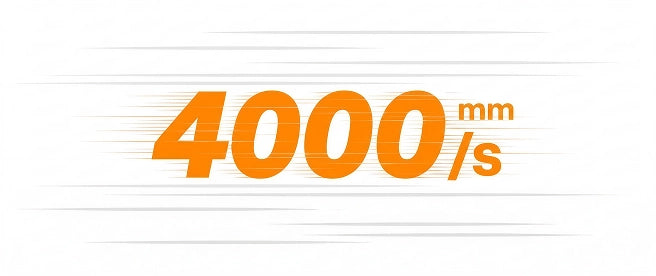 LaserPecker featuring a 4000mm/s maximum laser engraving speed.