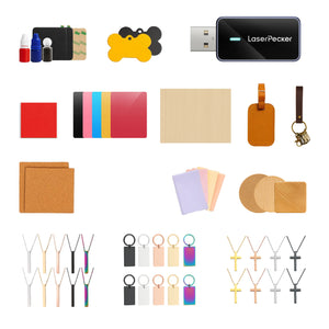 LaserPecker LP4 Material Business Spark Kit (79 Stk.)
