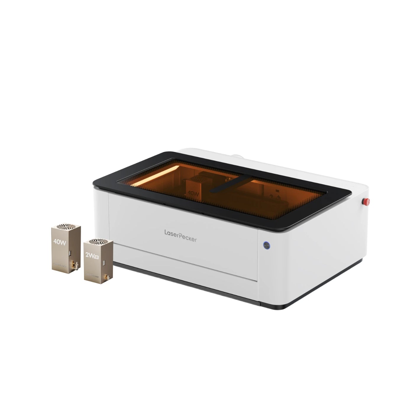 LaserPecker LX2 40W Dioden- & 2W IR Kit – Die einsatzbereite Dual-Laser-Plattform