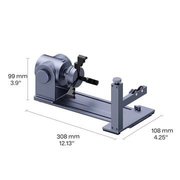 LaserPecker accessorie Rotary Extension Abmessungen