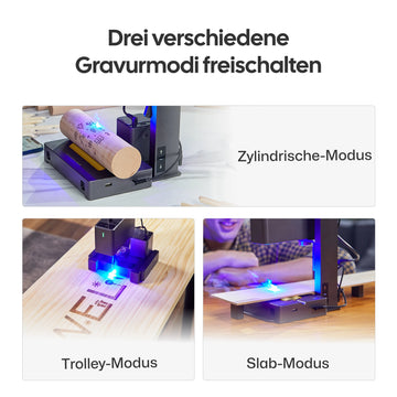 LaserPecker accessorie vielseitige-elektronische Walze Drei verschiedene Gravurmodi freischalten 