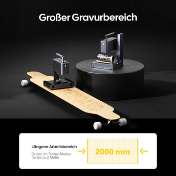 LaserPecker accessorie vielseitige elektronische Walze Großer Gravurbereich