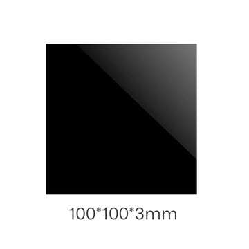 Black acrylic sheets (5 pcs.) 