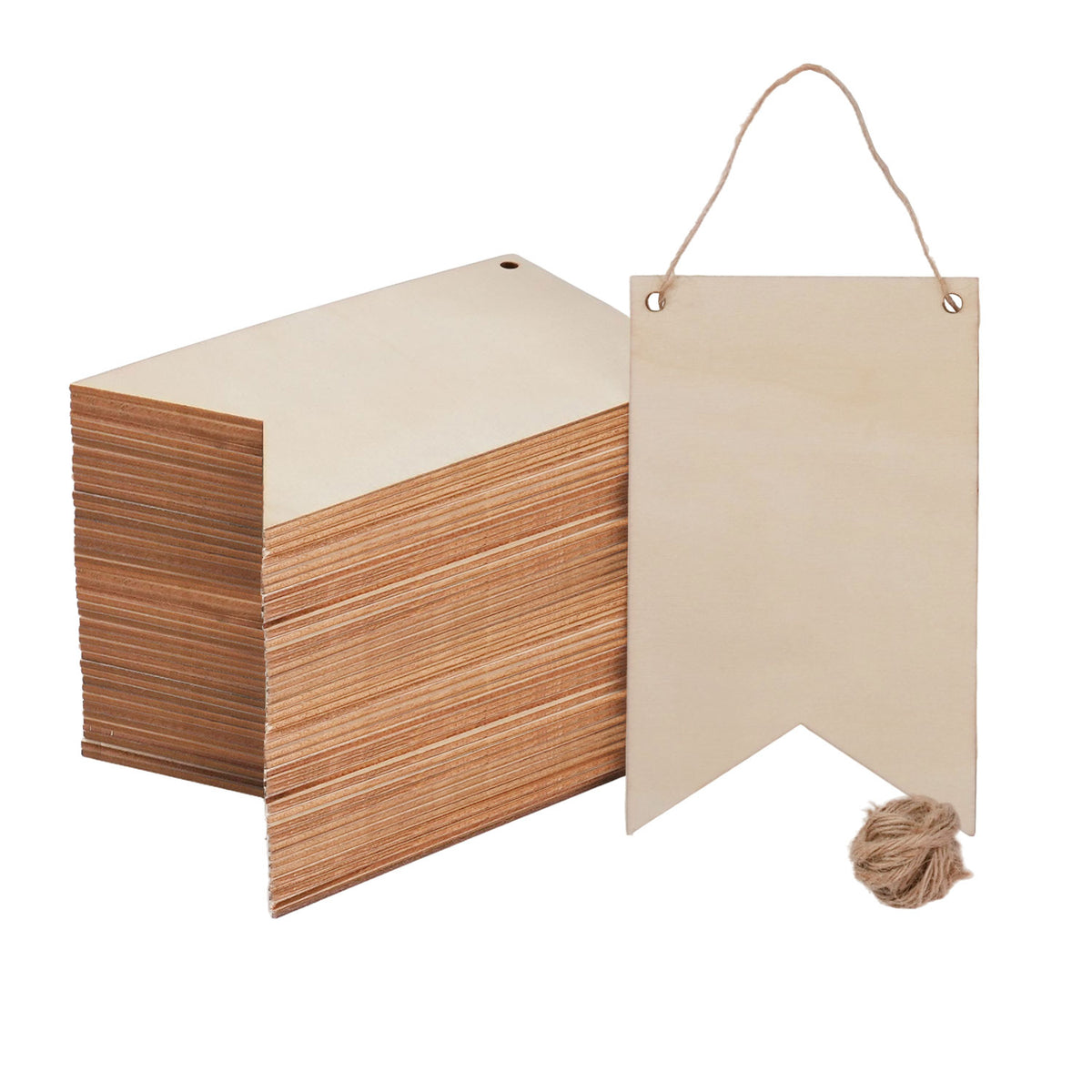 Blanko Wimpelschilder aus Holz