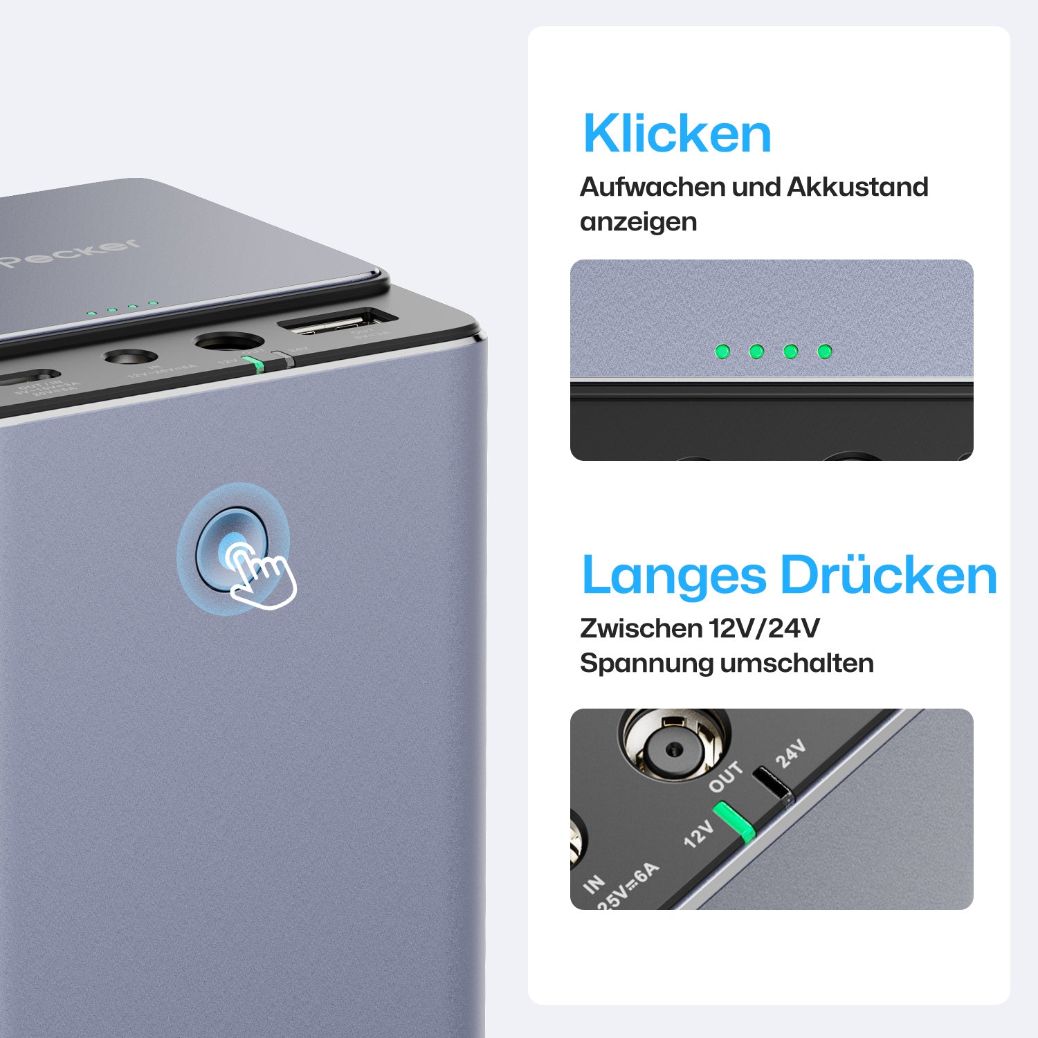LaserPecker PowerPack Plus Bedienungsanweisung.