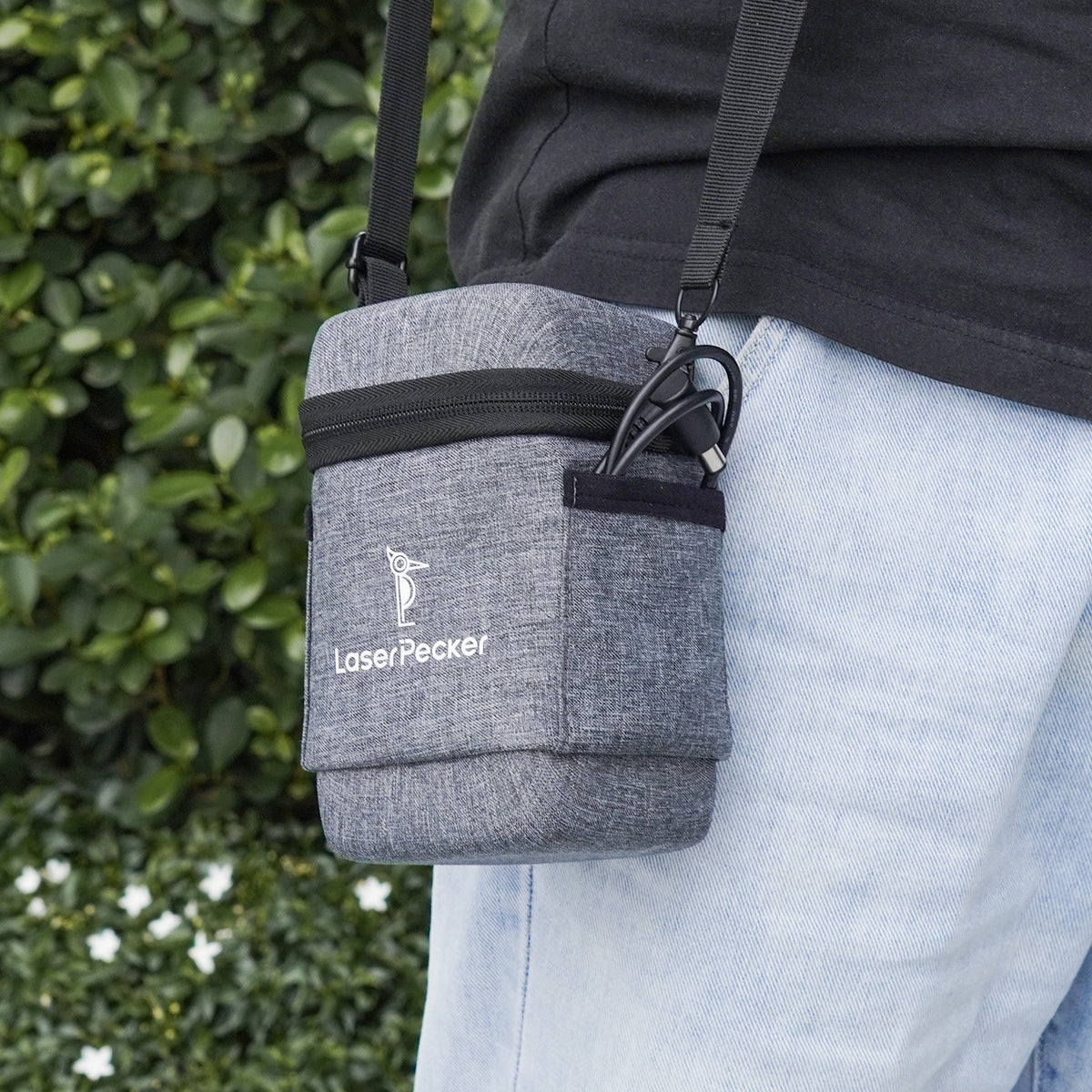 LaserPecker PowerPack Plus in der Tragetasche.