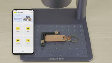 LaserPecker Seriengravur Schalter