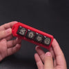 Fertiggestelltes 3D-gedrucktes Fidget-Objekt mit personalisierter Lasergravur
