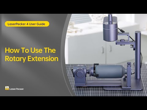 LaserPecker Drehvorrichtung Rotary Extension