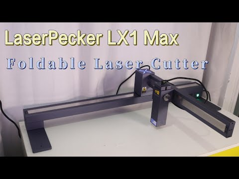 LaserPecker LX1: Faltbarer Lasergravierer und -schneider für Großformate