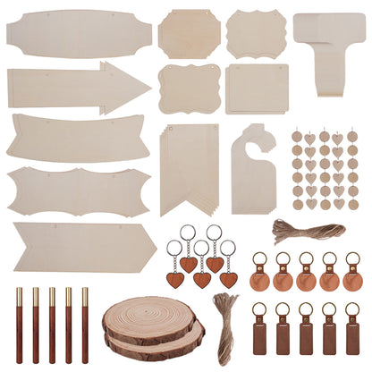 Holzmaterialien-Kit Materialpaket (190 Stk) - LaserPecker Deutschland Offiziell
