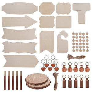 Holzmaterialien-Kit Materialpaket (190 Stk)