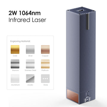 2W 1064nm Infrarot-Lasermodul Gravierbare Materialien